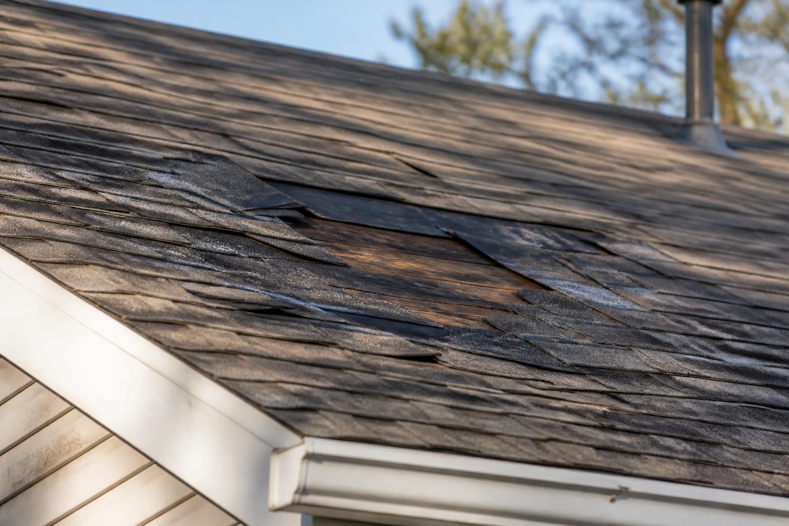 After: Documented hail damage that almost got missed